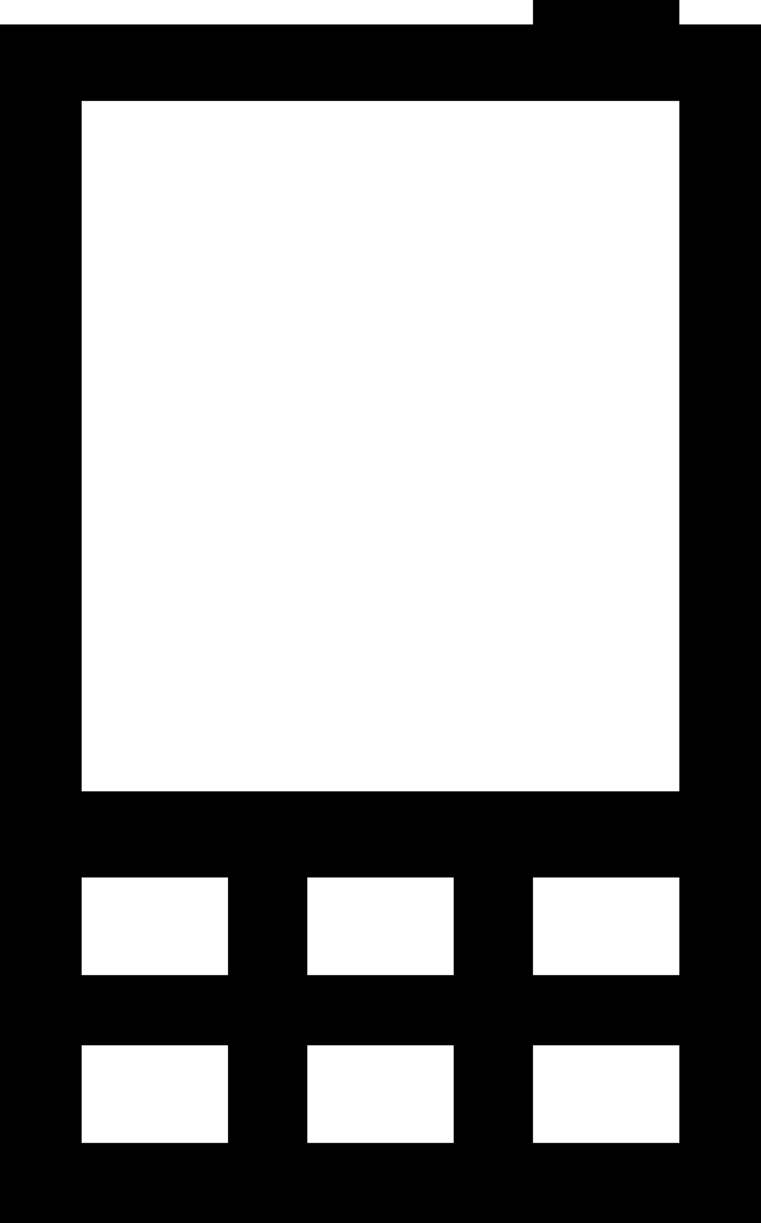 Cellphone Straight Design With Six Buttons Outline Icon Svg Set Free Vectors